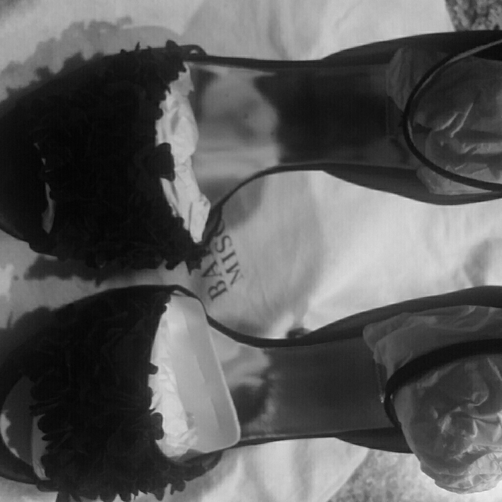 Badgley Mischka special occasion heels.